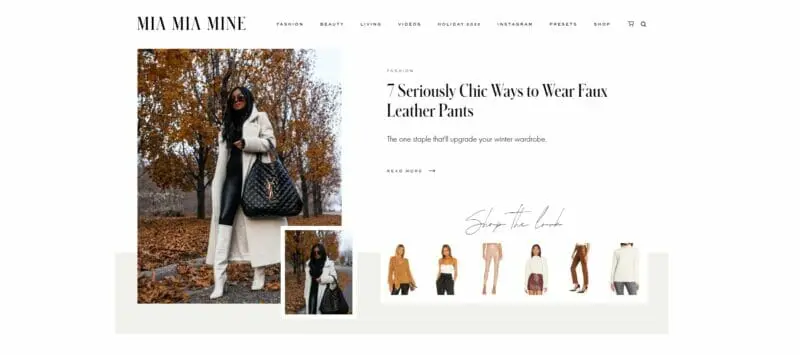 mia mia mine fashion blog