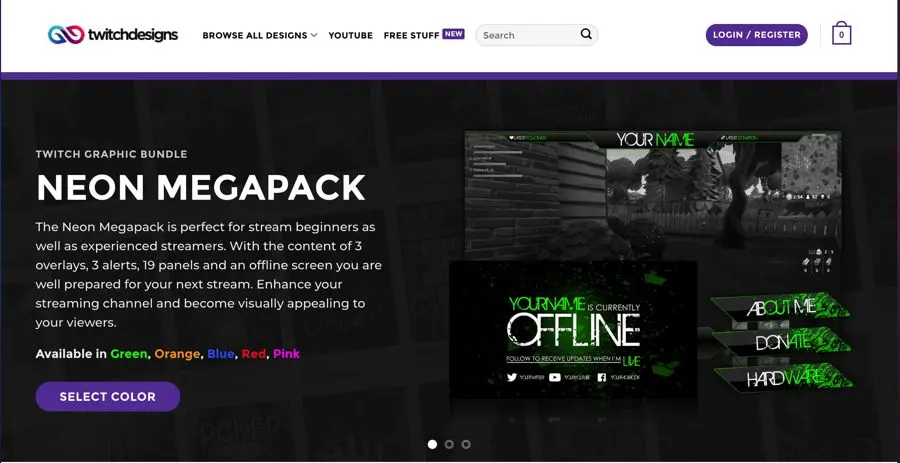 twitch designs free overlays