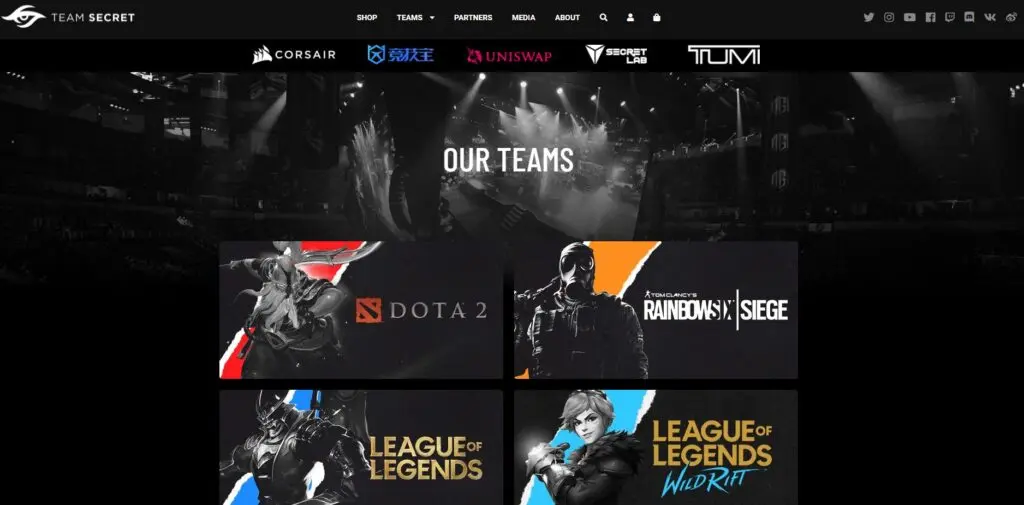 Team Secret eSport community