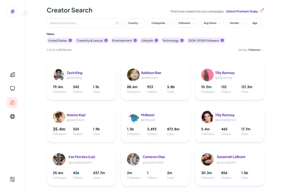 Creator Search Ubiquitous