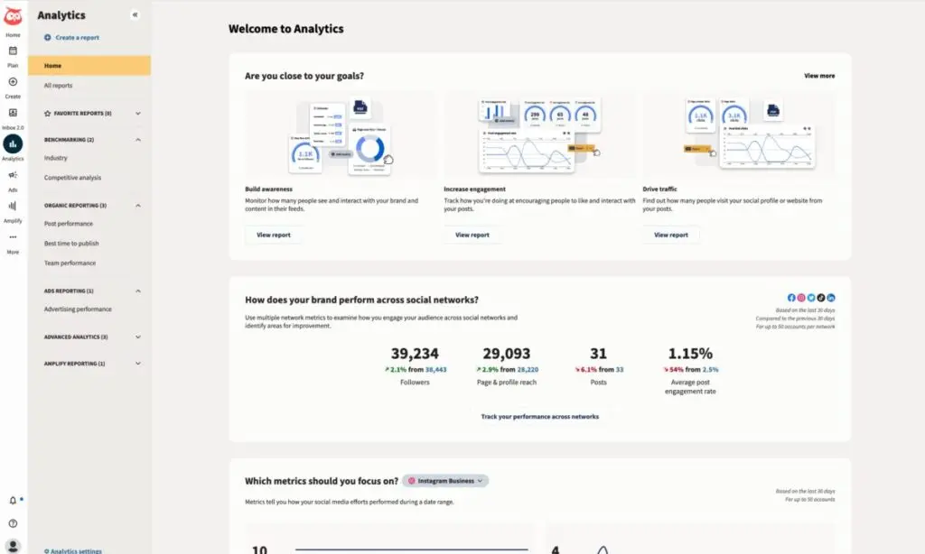 Hootsuite Analytics New UI