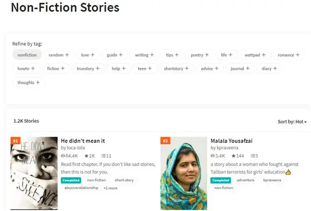 Wattpad Social-Media-Gemeinschaft 