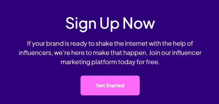 Sign Up Ubiquitous platform