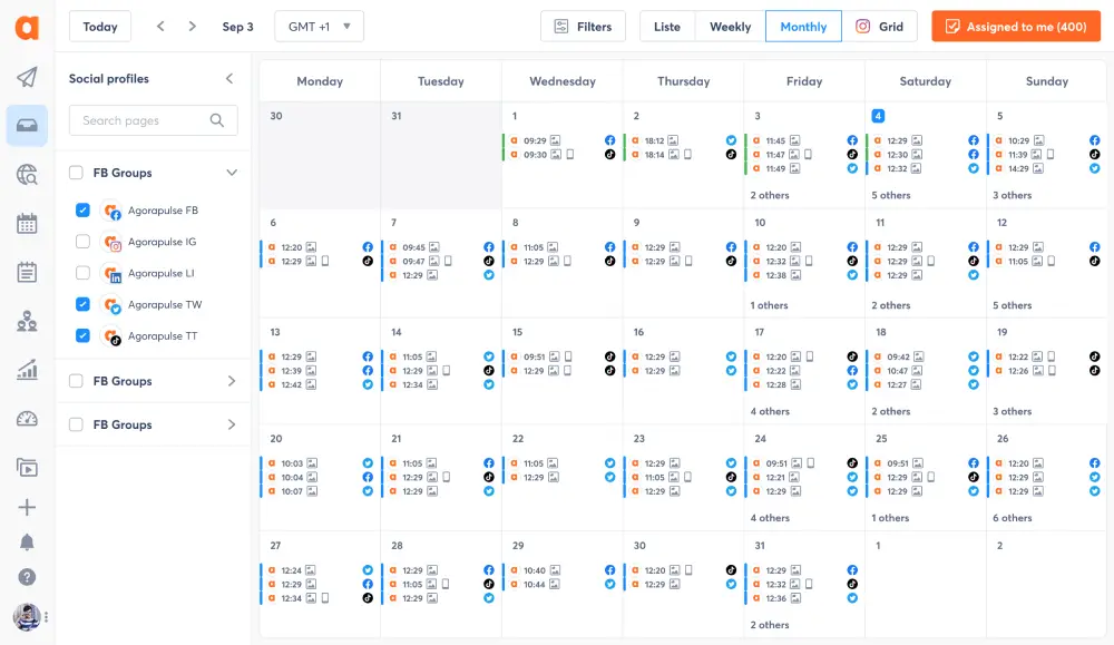 best days and times to post Agorapulse