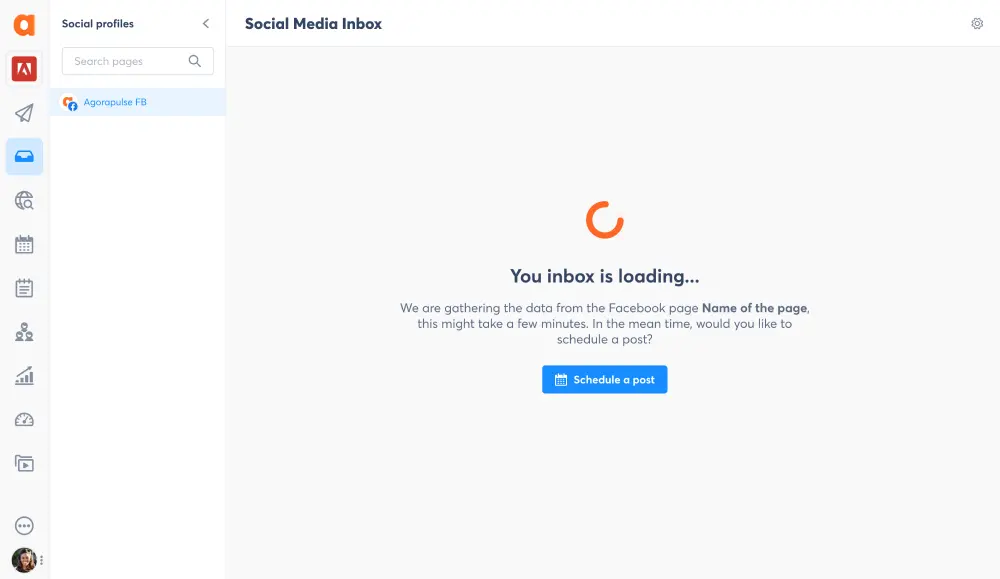 Agorapulse Social Media Inbox