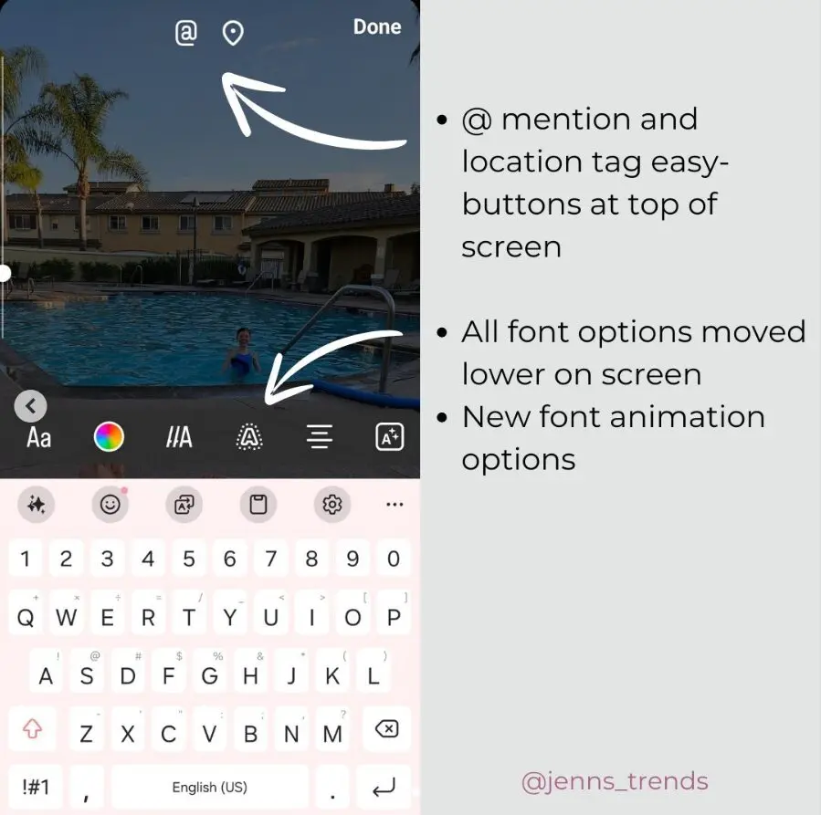 font selector Instagram
