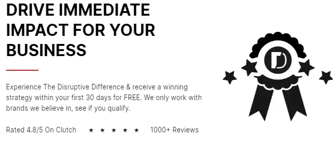 Disruptive’s new offer