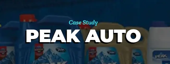 PEAK Auto campaign
