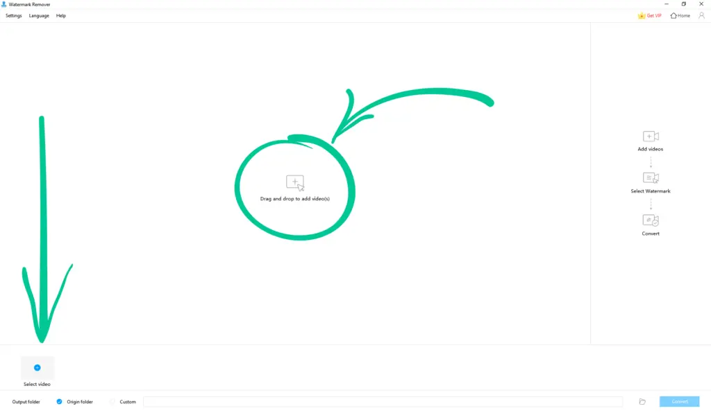 Select video tiktok