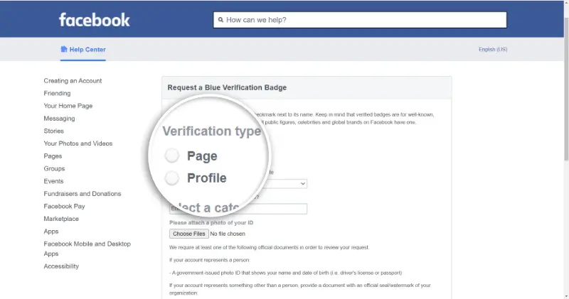 Verification Type
