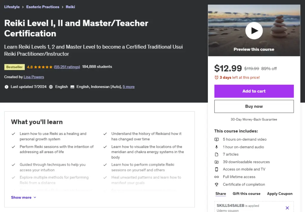 Most Popular Udemy Courses - Risk Level Course