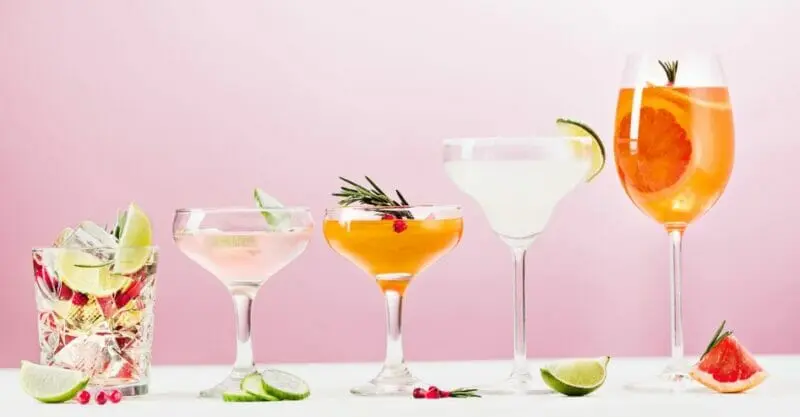 Craft cocktails and drinks 