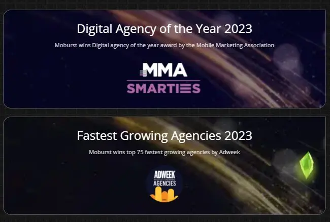 Moburst awards 