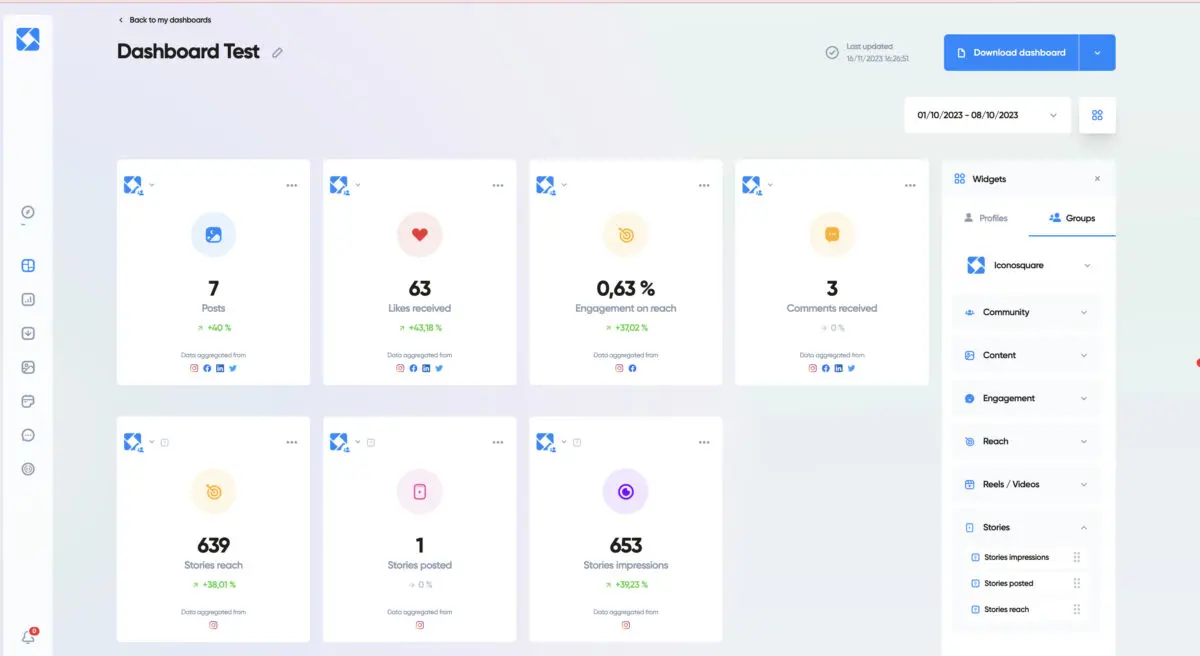 Iconosquare Review | Pricing & Features (2025) - Social Media Marketing ...