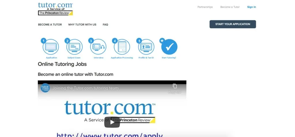 tutor.com online tutoring jobs