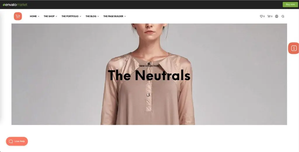 Shopkeeper is a WordPress eCommerce website template