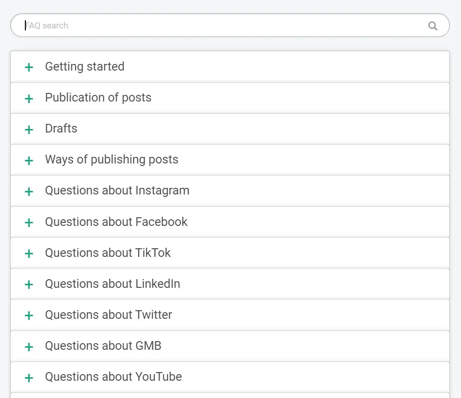Onlypult FAQ search