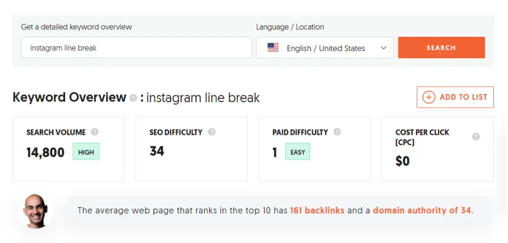Instagram Line Break Tool