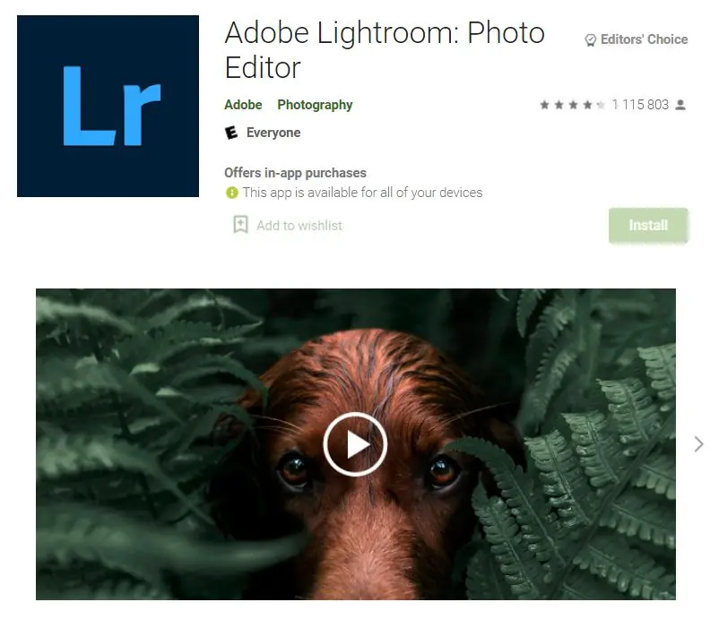 Adobe Photoshop Lightroom CC