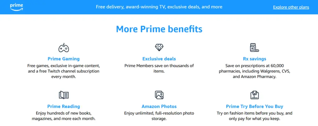 prime benefits