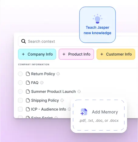 Jasper Knowledge Base