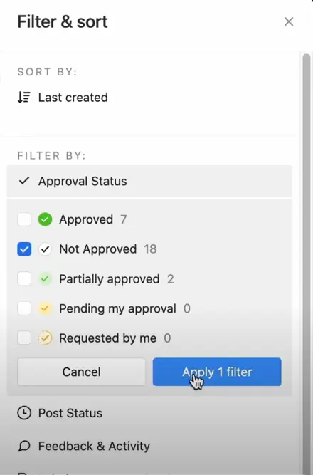 Content filters