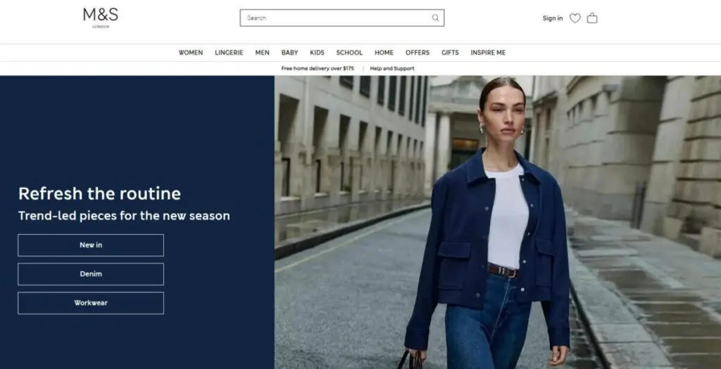 Biggest eCommerce Sites That Use Afterpay in 2024 Marks and Spencer