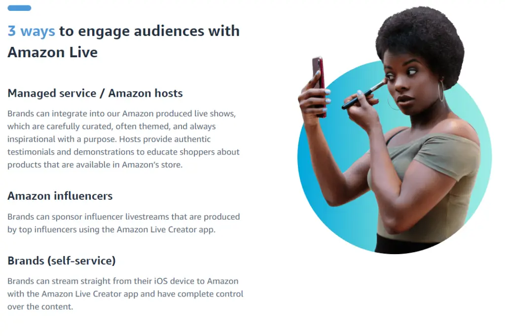 Amazon Live Shopping