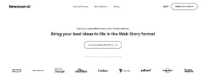 Newsroom AI web Story editing app