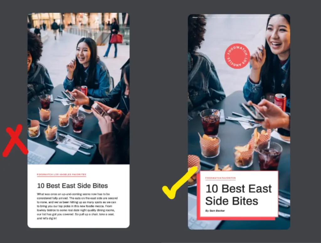 Use an eye-catching cover photo