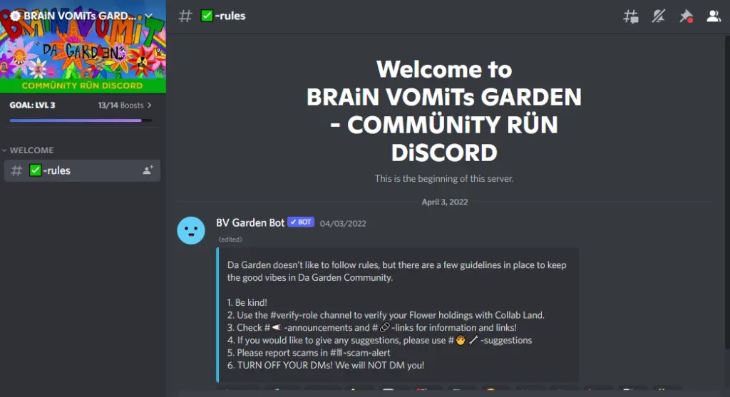Brain Vomit's Garden