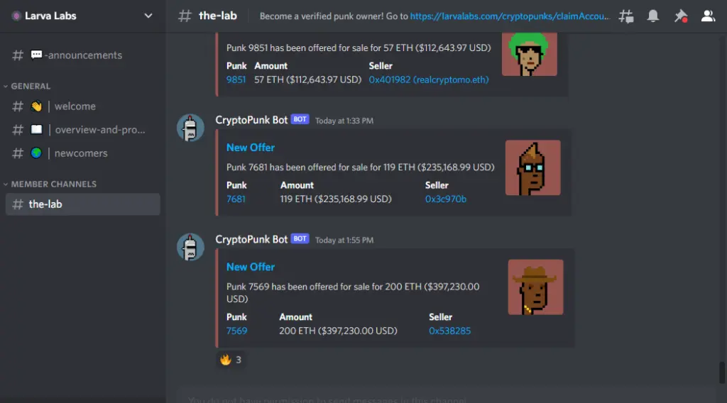 CryptoPunks Discord