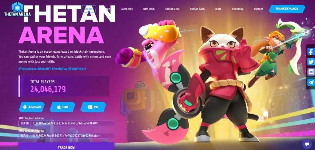 Thetan Arena is a multiplayer online battle arena game