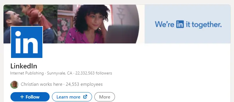 LinkedIn Company Cover Image