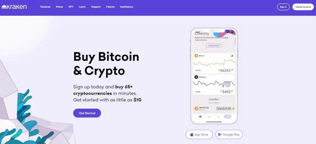 Kraken is a well-established cryptocurrency exchange