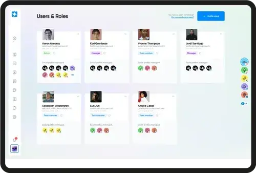 Iconosquare users and roles