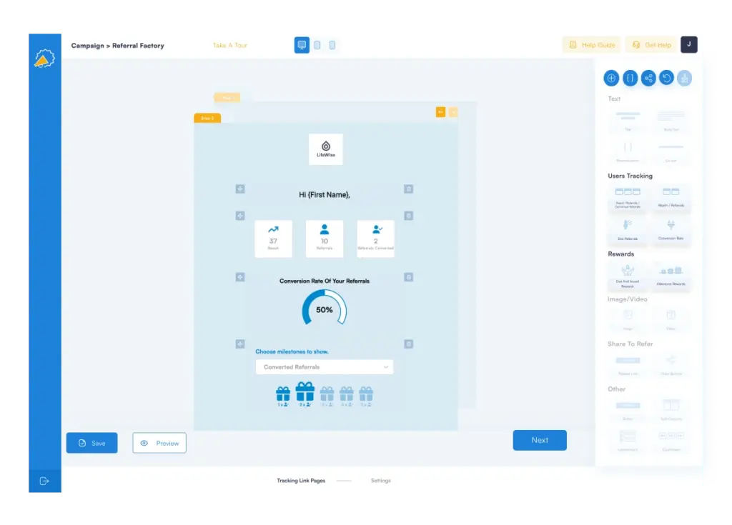 Referral Factory campaign