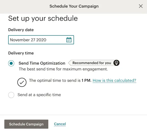 Deliver Your Emails at the Right Time