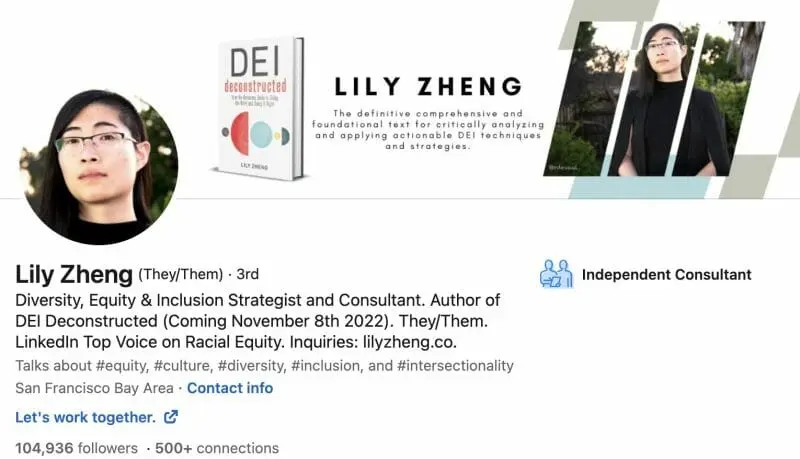 Lily Zheng linkedin