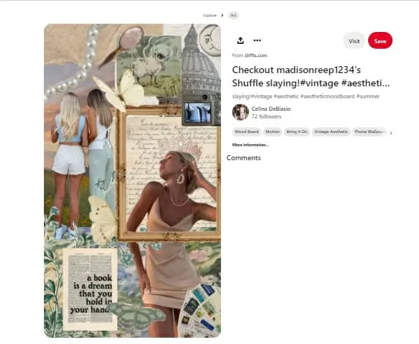 Shuffles / Pinterest's collage-making tool - Pinterest Tools