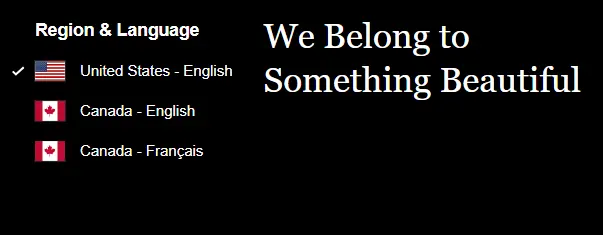 Sephora website