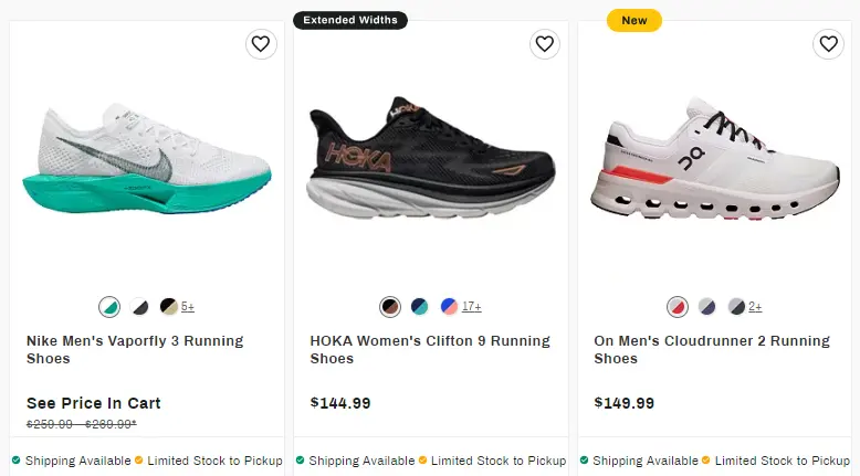 Product category page 