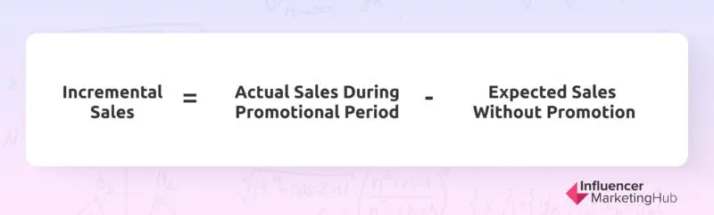 Incremental Sales Formula