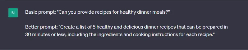 context prompts