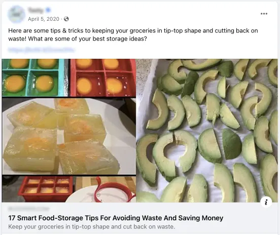 Facebook Actionable Tips