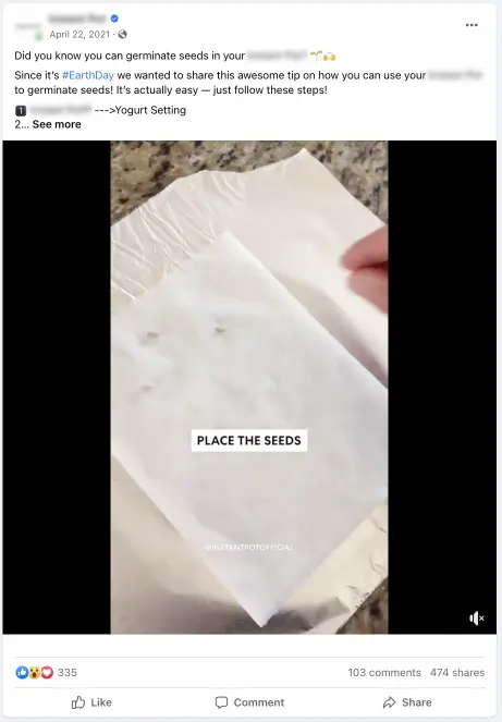 Facebook / Video Content
