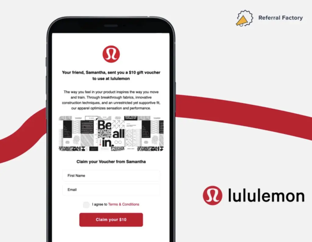 AI-Generated Referral Programs / lululemon