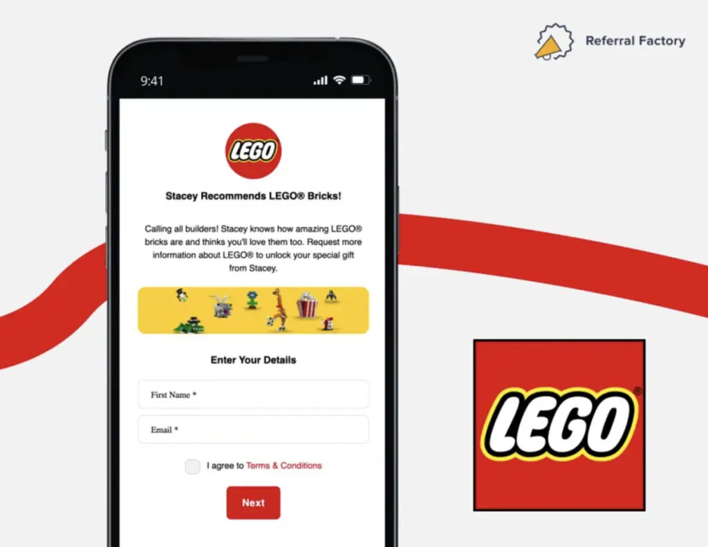 AI-Generated Referral Programs / Lego
