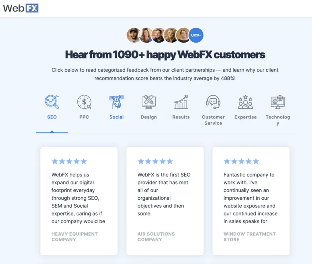 WebFX Reviews
