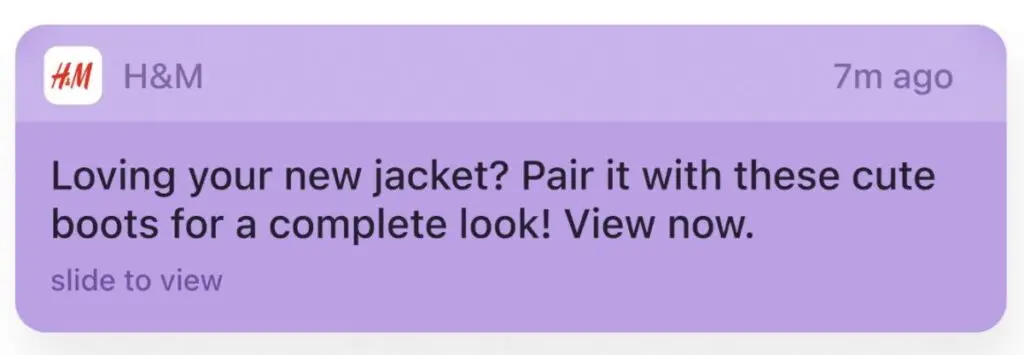 H&M Marketing Example